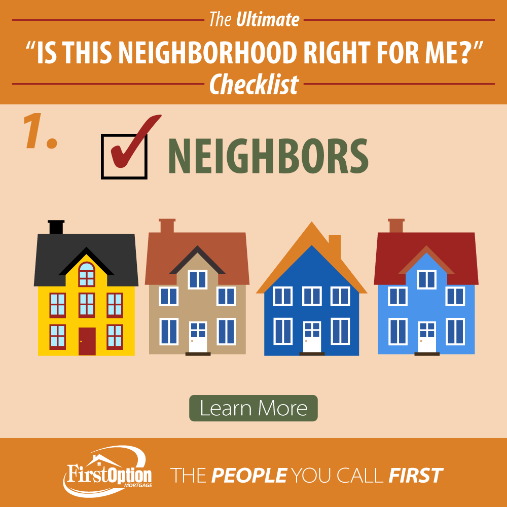 The Ultimate “Is This Neighborhood Right for Me?” Checklist [INFOGRAPHIC]